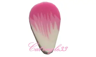 Baton fimo plume rose