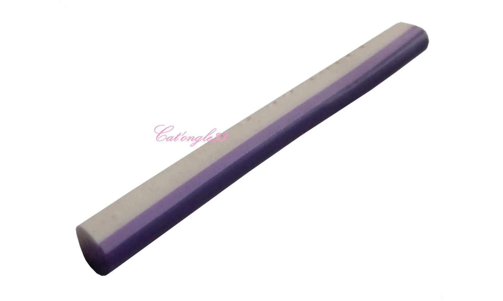 Baton fimo plume violette