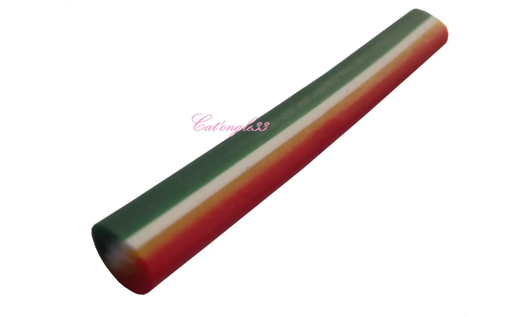 Baton fimo plume multicouleurs