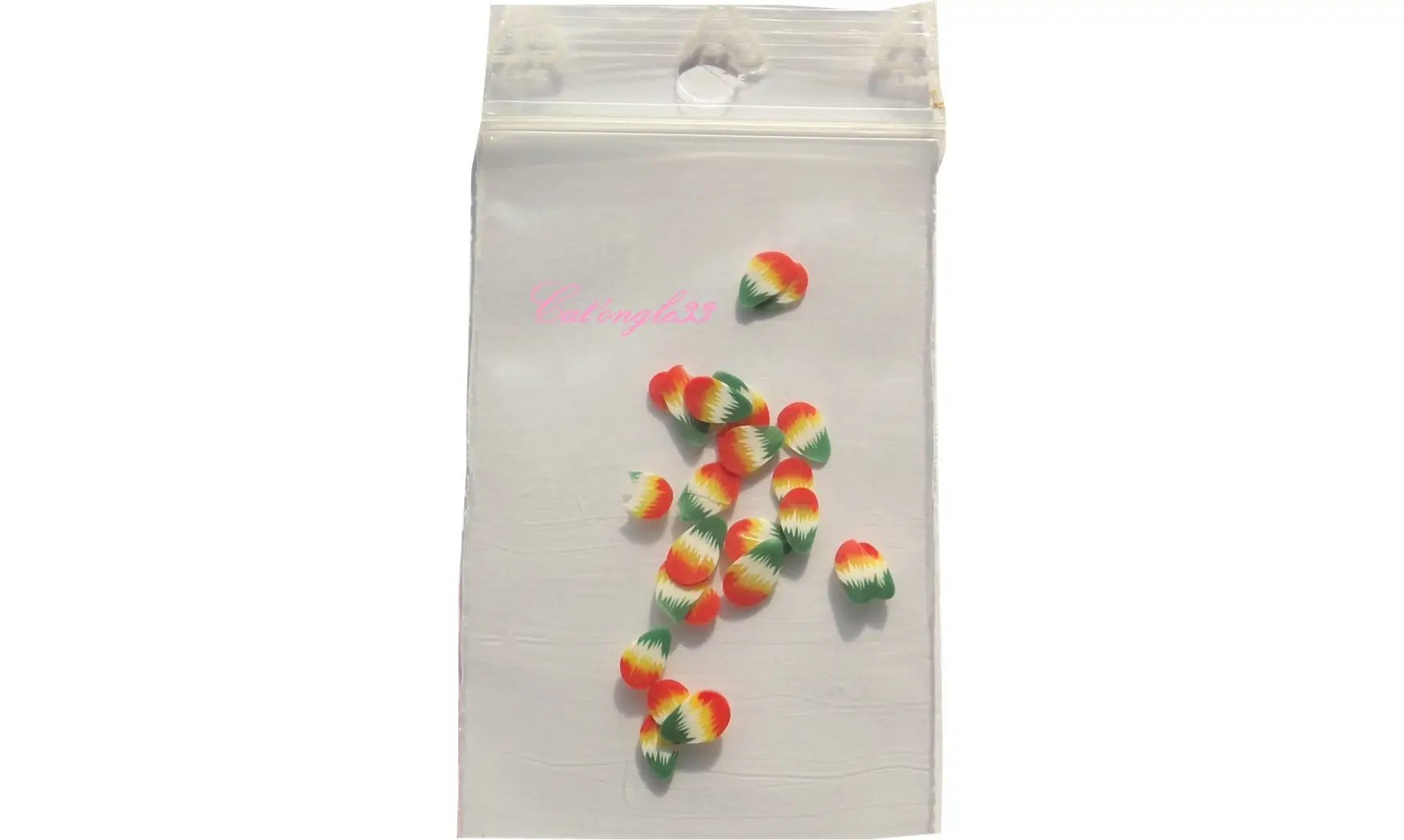 Sachet de fimo plume multicouleur
