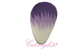 Sachet de fimo plume violette