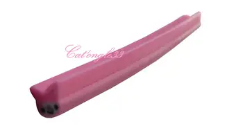 Baton fimo lapin rose
