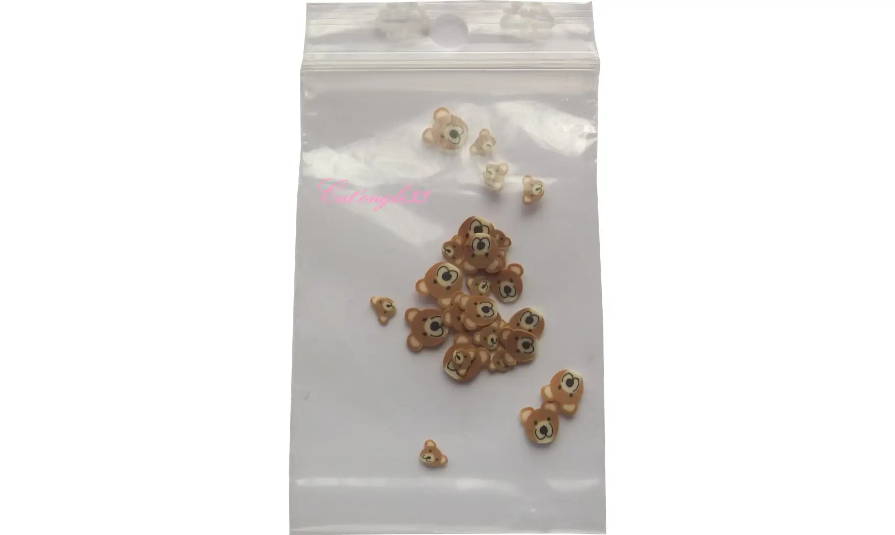 Sachet de fimo ourson marron