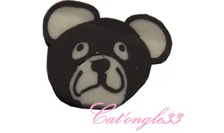 Sachet de fimo ourson noir