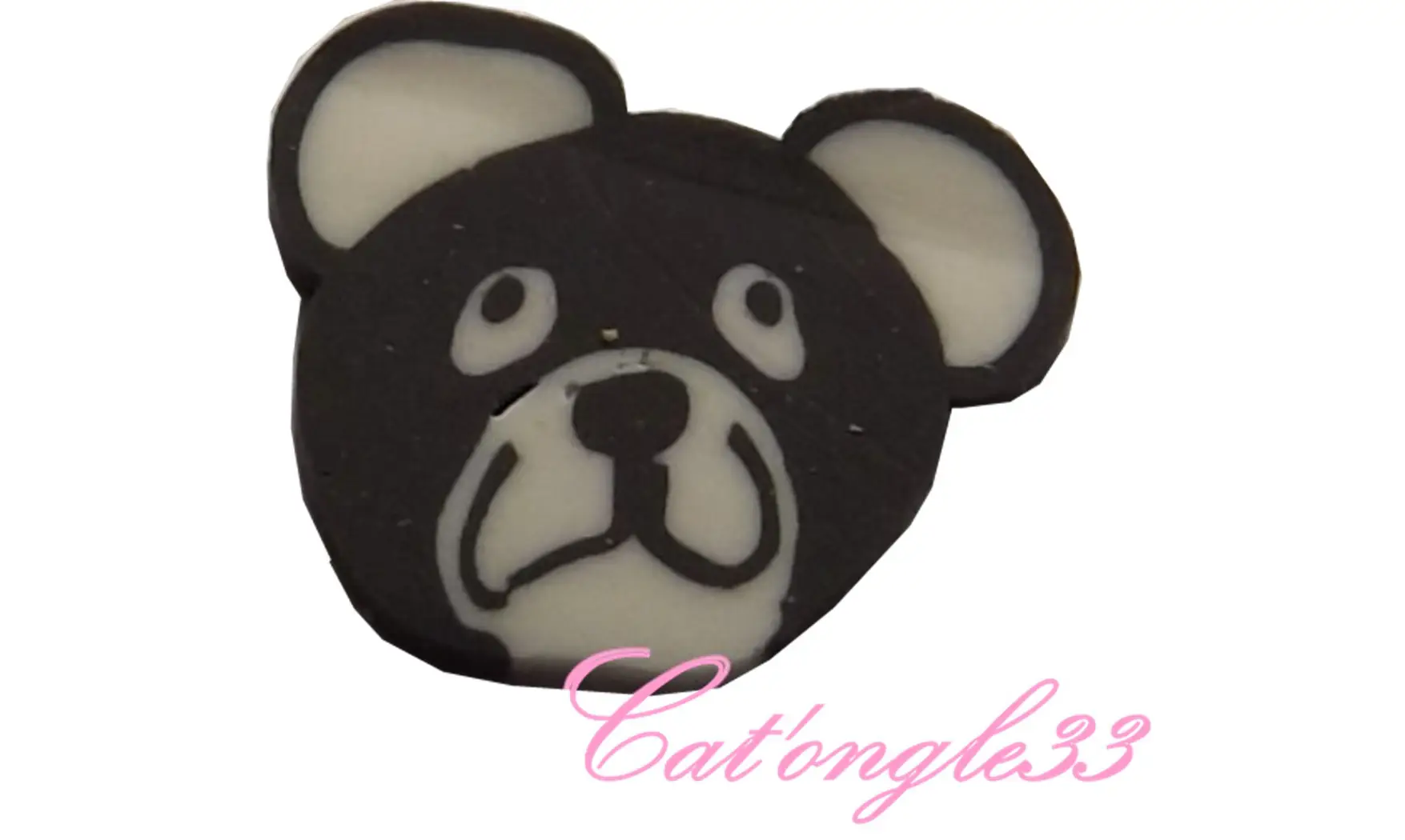Sachet de fimo ourson noir