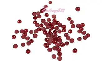 Demi perle bordeaux