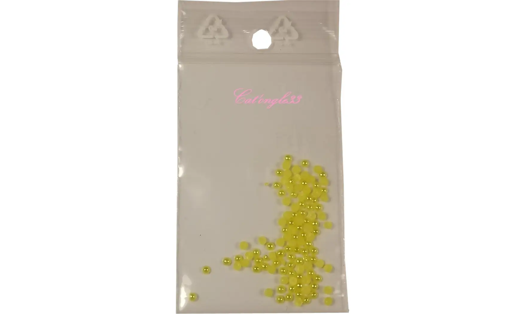 Demi perle jaune