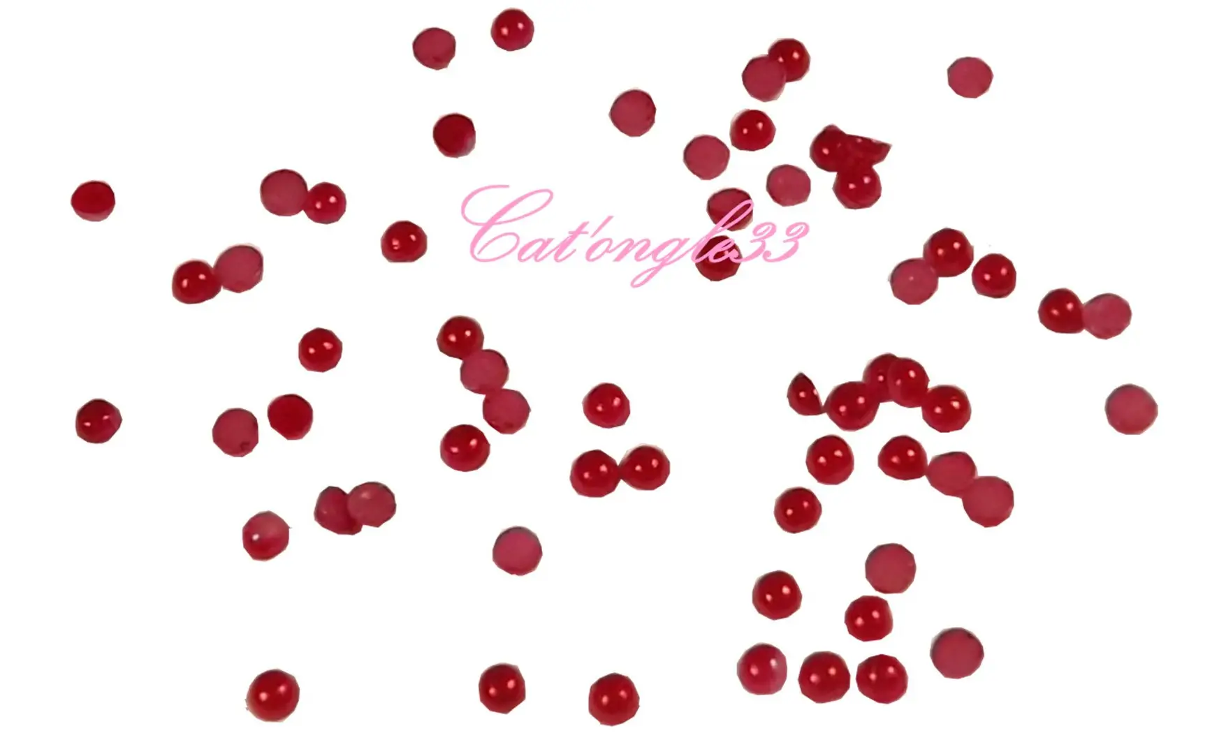 Demi perle rouge