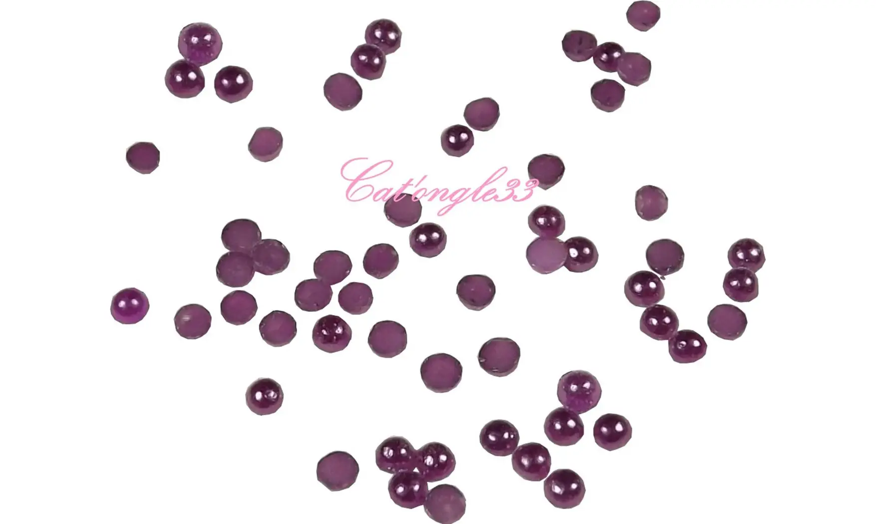 Demi perle violet clair
