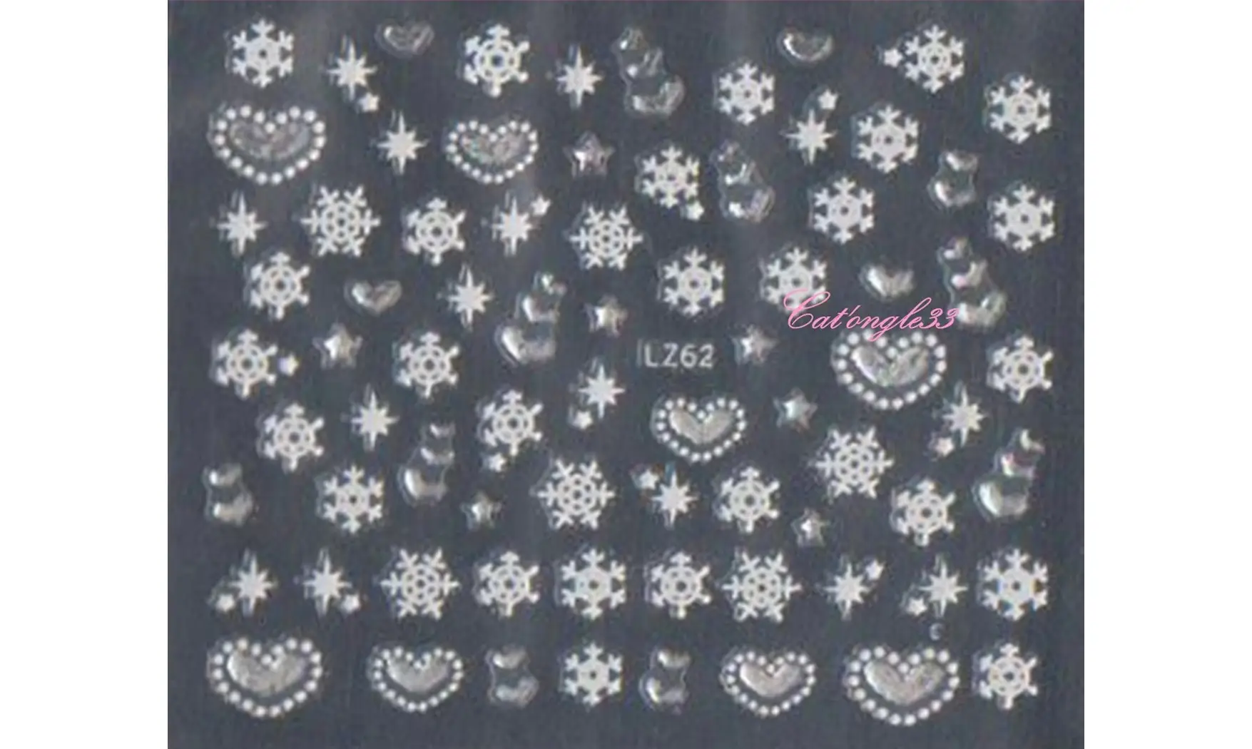 Stickers blanc brillant LZ62