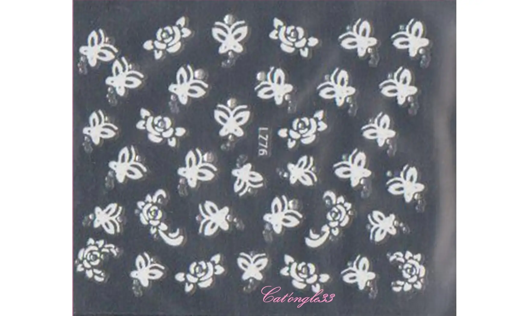Stickers blanc brillant LZ76 ou QLZ157