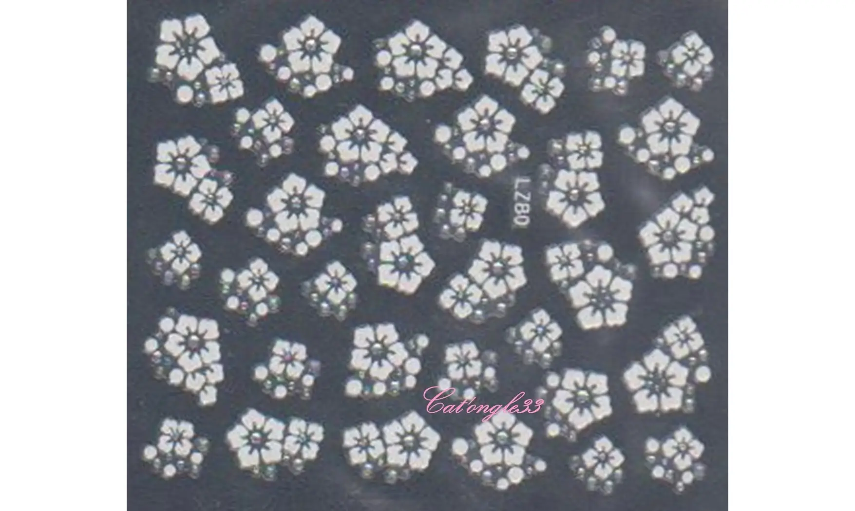 Stickers blanc brillant LZ80 ou QLZ153