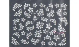 Stickers blanc brillant LZ81 ou QLZ158