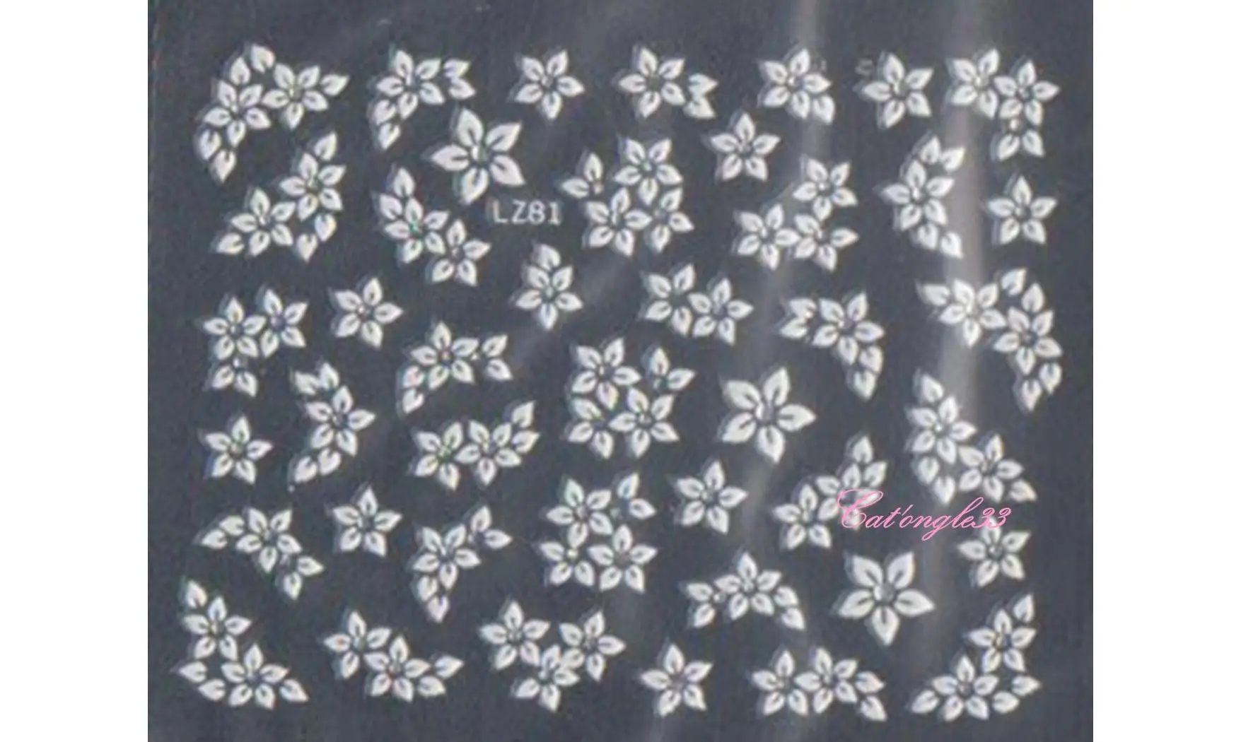 Stickers blanc brillant LZ81 ou QLZ158