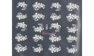 Stickers blanc brillant LZ83 ou QLZ154