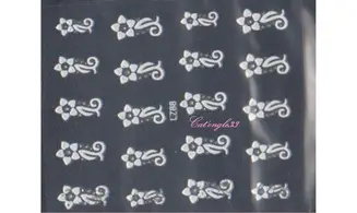 Stickers blanc brillant LZ88 ou QLZ160