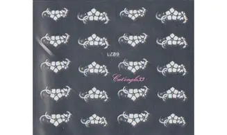 Stickers blanc brillant LZ89 ou QLZ165
