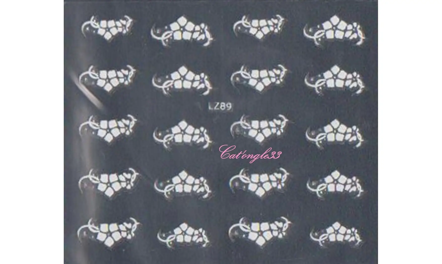 Stickers blanc brillant LZ89 ou QLZ165