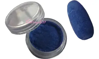 Poudre velours bleu