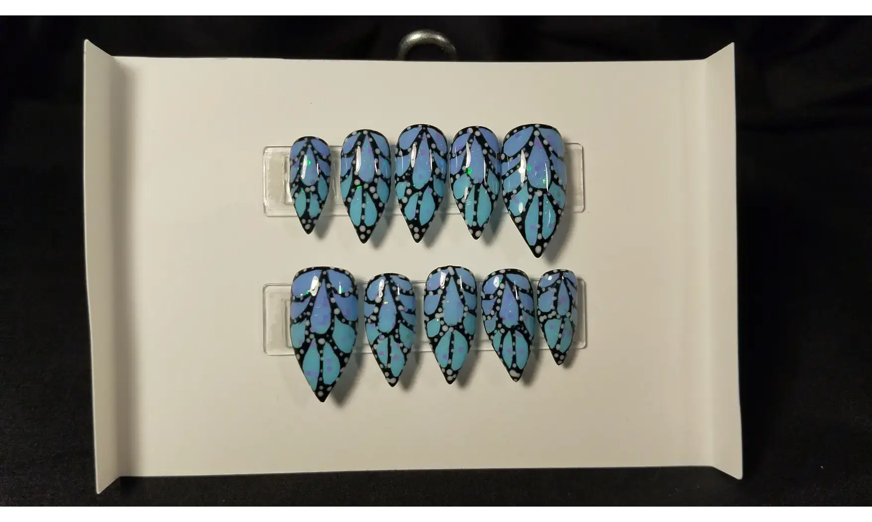 Press on nails Papillon - Taille M