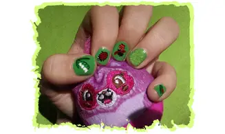 Poudre velours vert