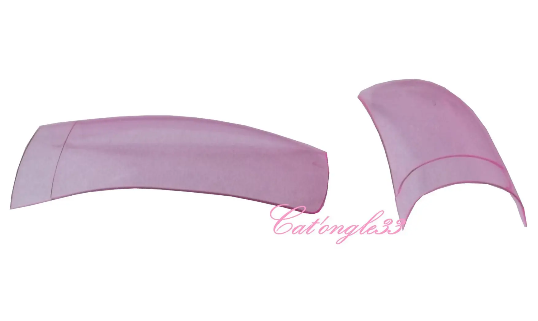 Capsules tips french rose transparente