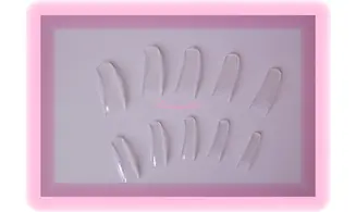 Capsules transparente petite encoche
