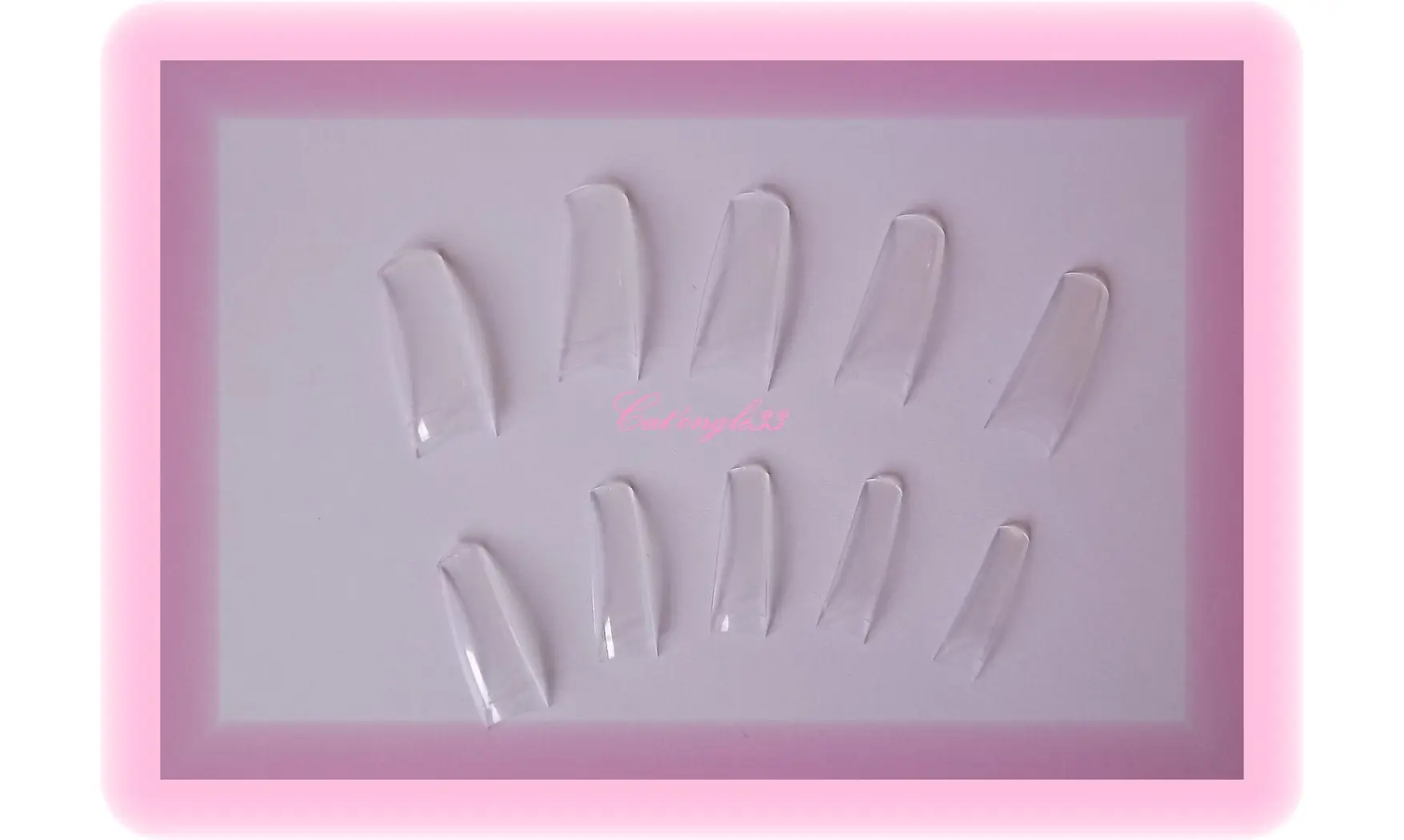 Capsules transparente petite encoche