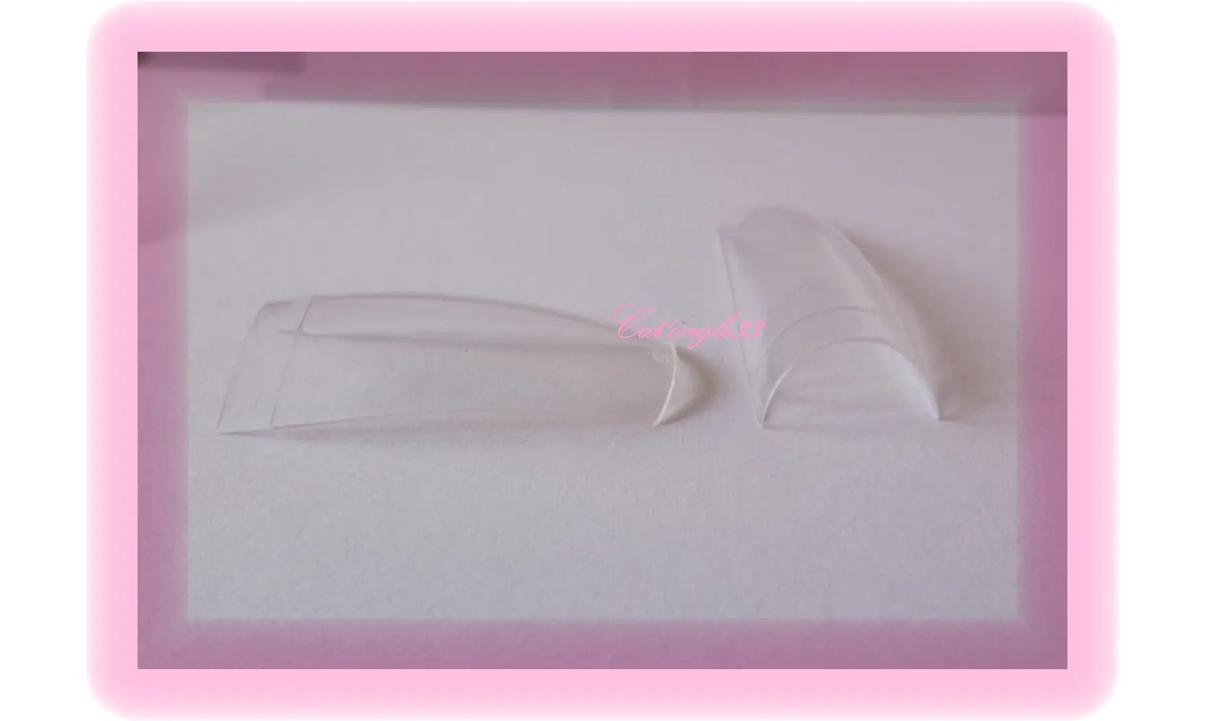 Capsules transparente petite encoche