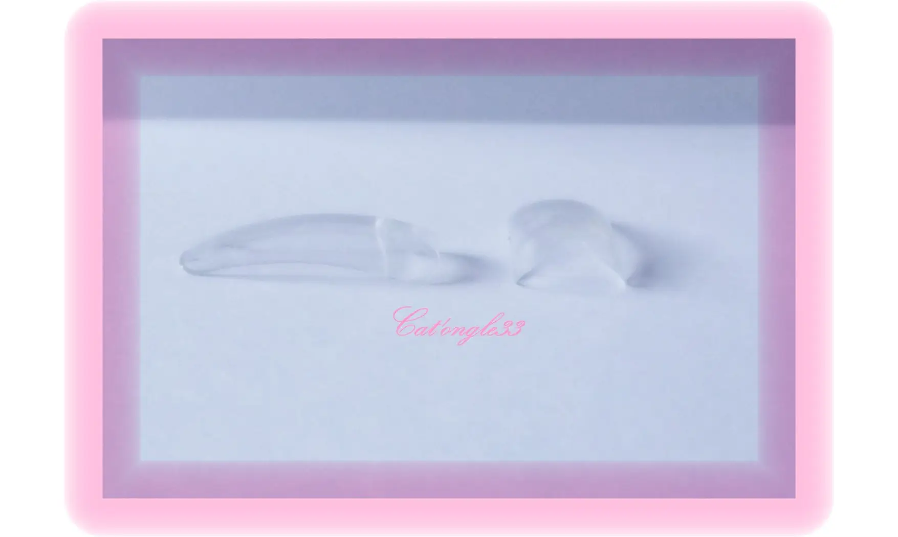 Capsules transparente ongles rongés