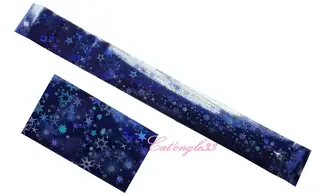 Foils étoile bleu nail art 50 cm