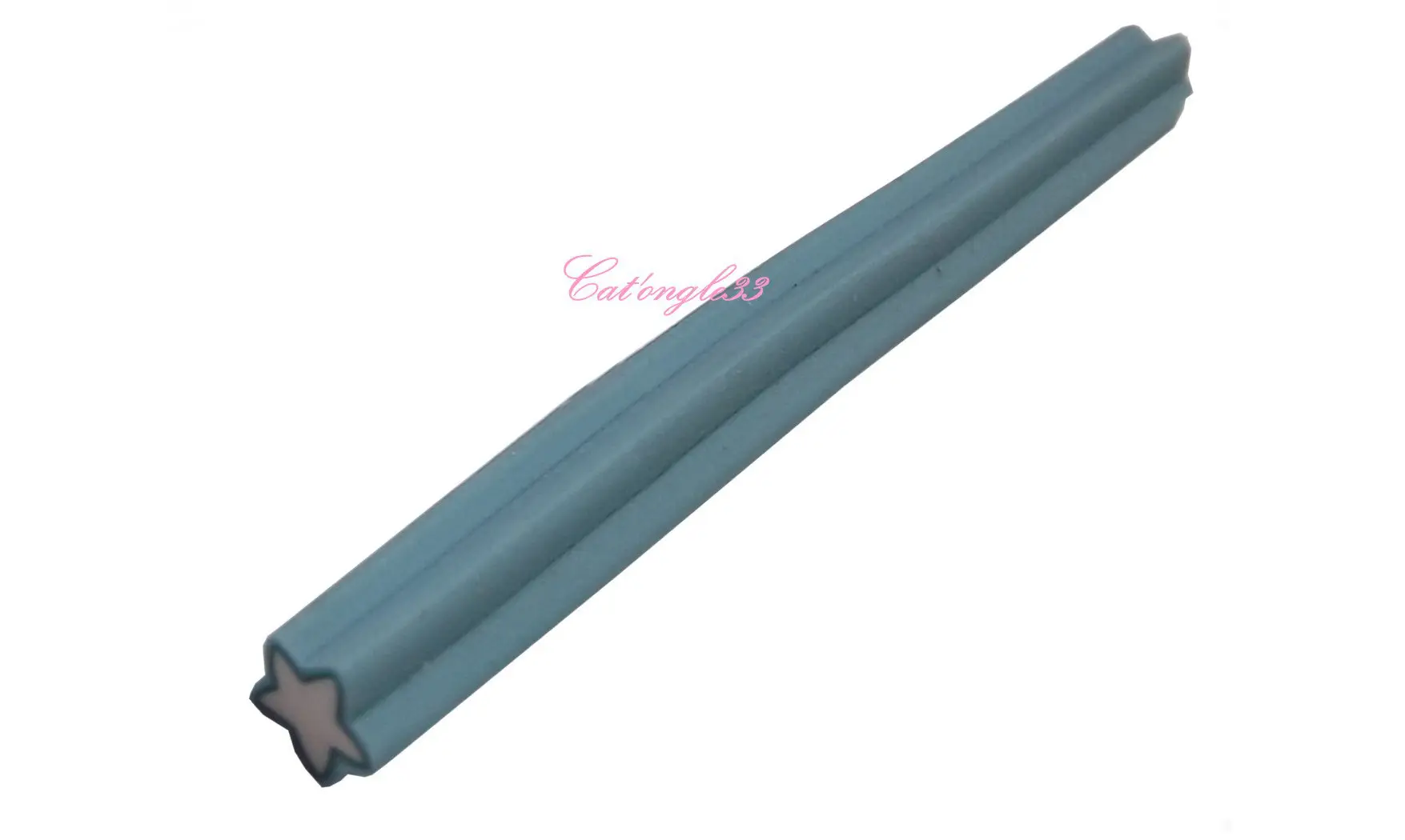 Baton fimo étoile bleu