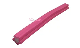Baton fimo étoile rose clair