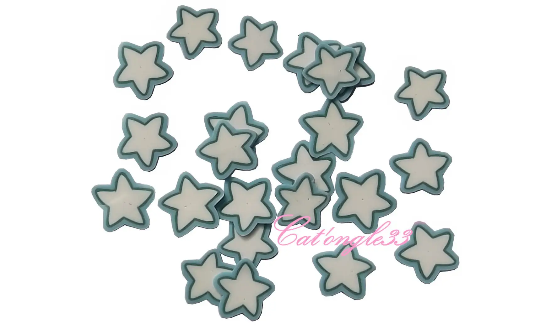 Sachet de fimo étoile bleu