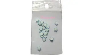 Sachet de fimo étoile bleu clair