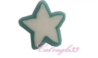 Sachet de fimo étoile bleu vert