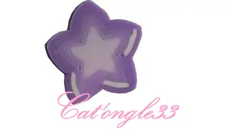 Sachet de fimo étoile violette