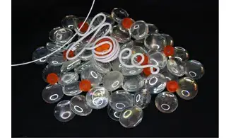 Modèle infinity blanc pierre orange