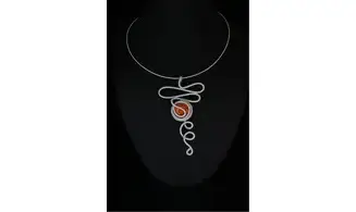 Modèle infinity blanc pierre orange