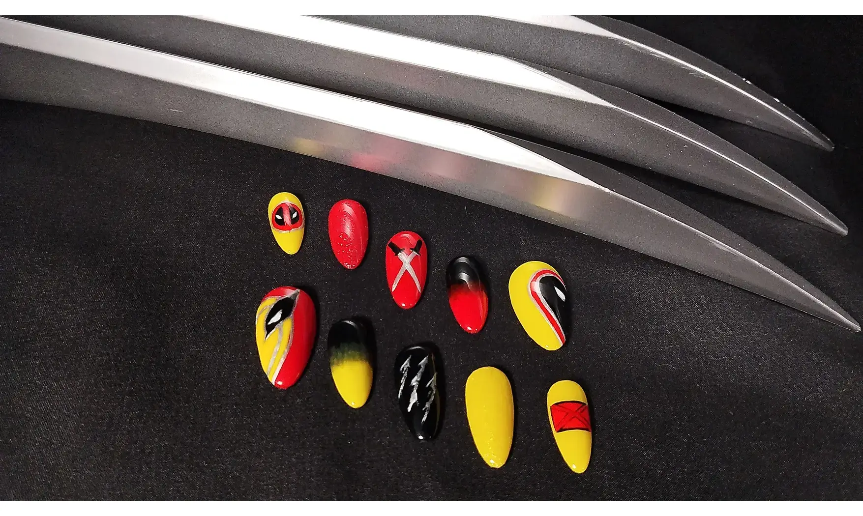 Press on nails Wolverine - Taille M