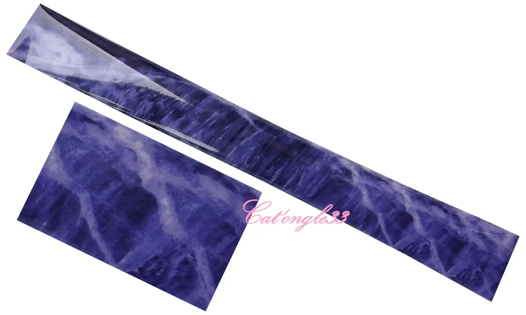Foils mer bleu nail art 50 cm