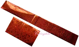 Foils paillette orange holo 50 cm