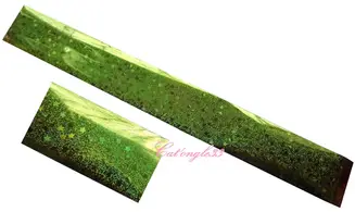 Foils paillette vert holo nail art 50 cm