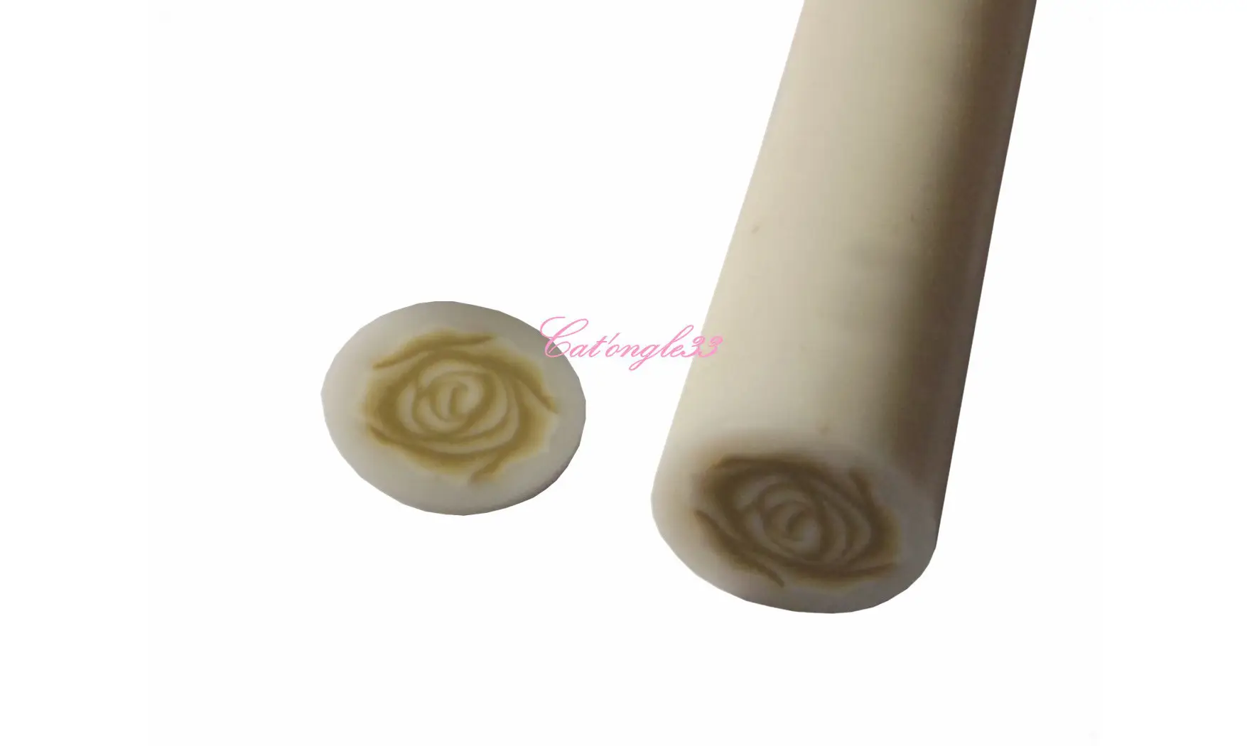 Baton fimo rose beige