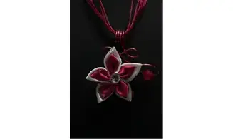 Torsade fuchsia fleur