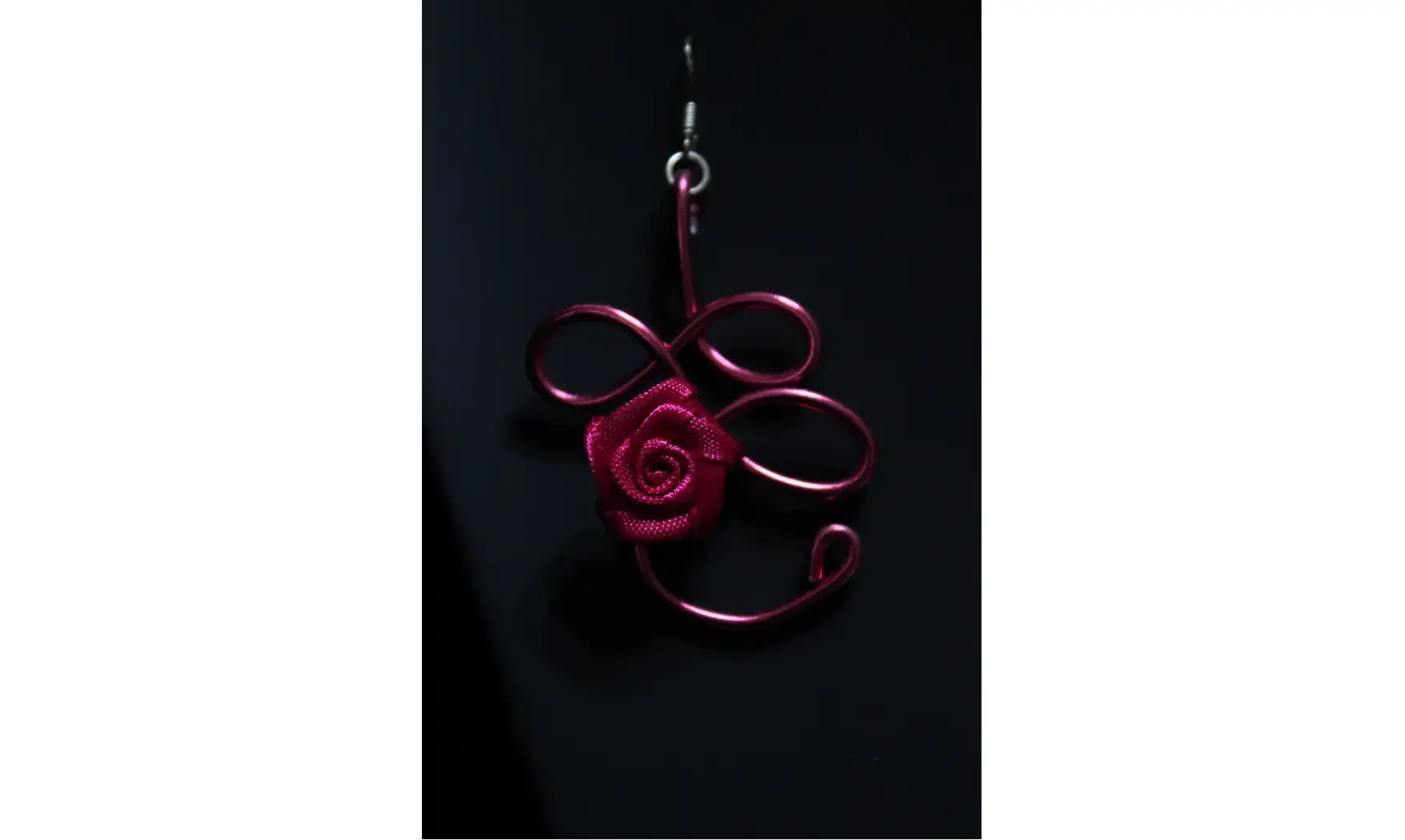 Torsade fuchsia fleur