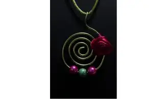 Spirale kaki rose