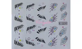 Water décal musique piano K122