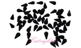 Strass goutte noir