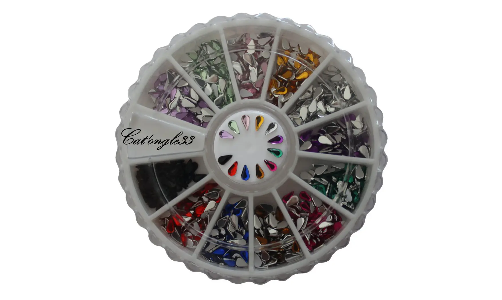 Carrousel strass goutte